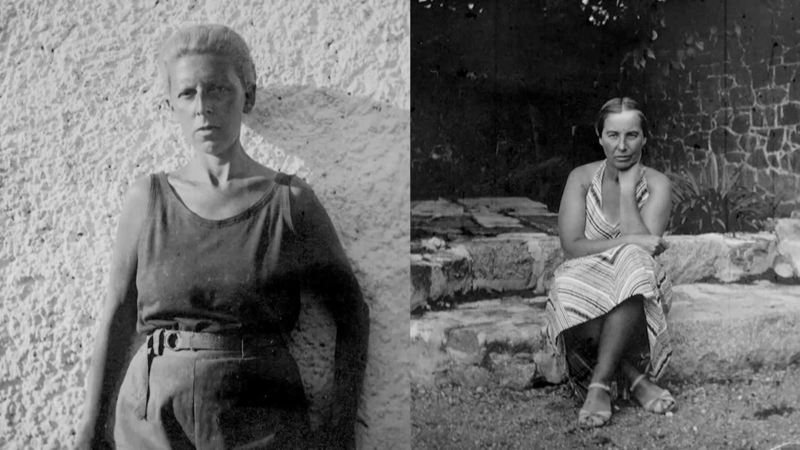 克勞德卡恩和蘇珊馬勒博一邊享受偏遠小島的恬靜生活，一邊偷偷製作署名「無名士兵」（Der Soldat Ohne Namen）的抗戰宣傳小冊。圖／《藝術家與他的情人》