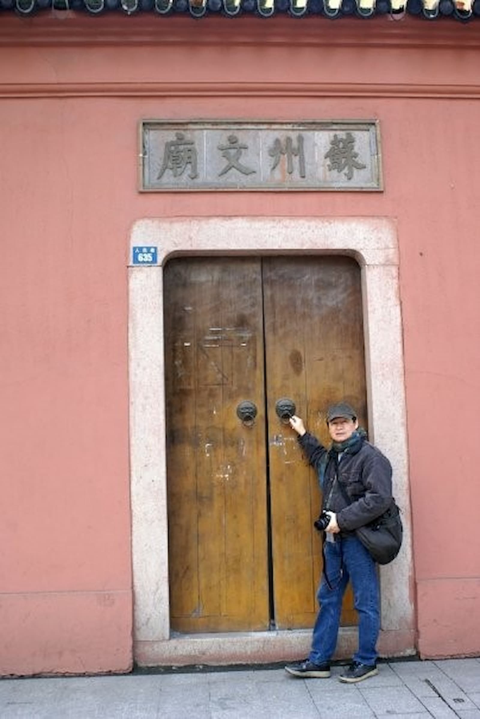 王浩一父子的蘇州建築之旅。圖／王浩一提供