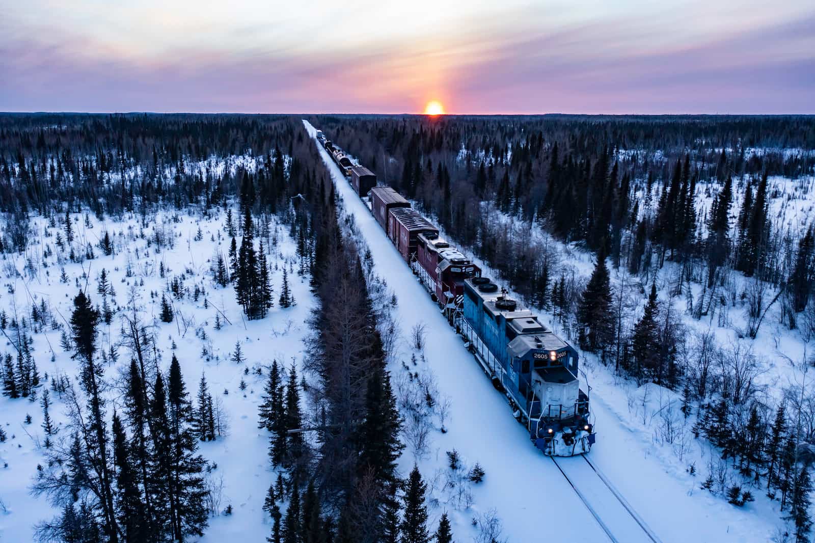 加拿大的維亞鐵路。劇照／《奔馳世界絕景鐵道》