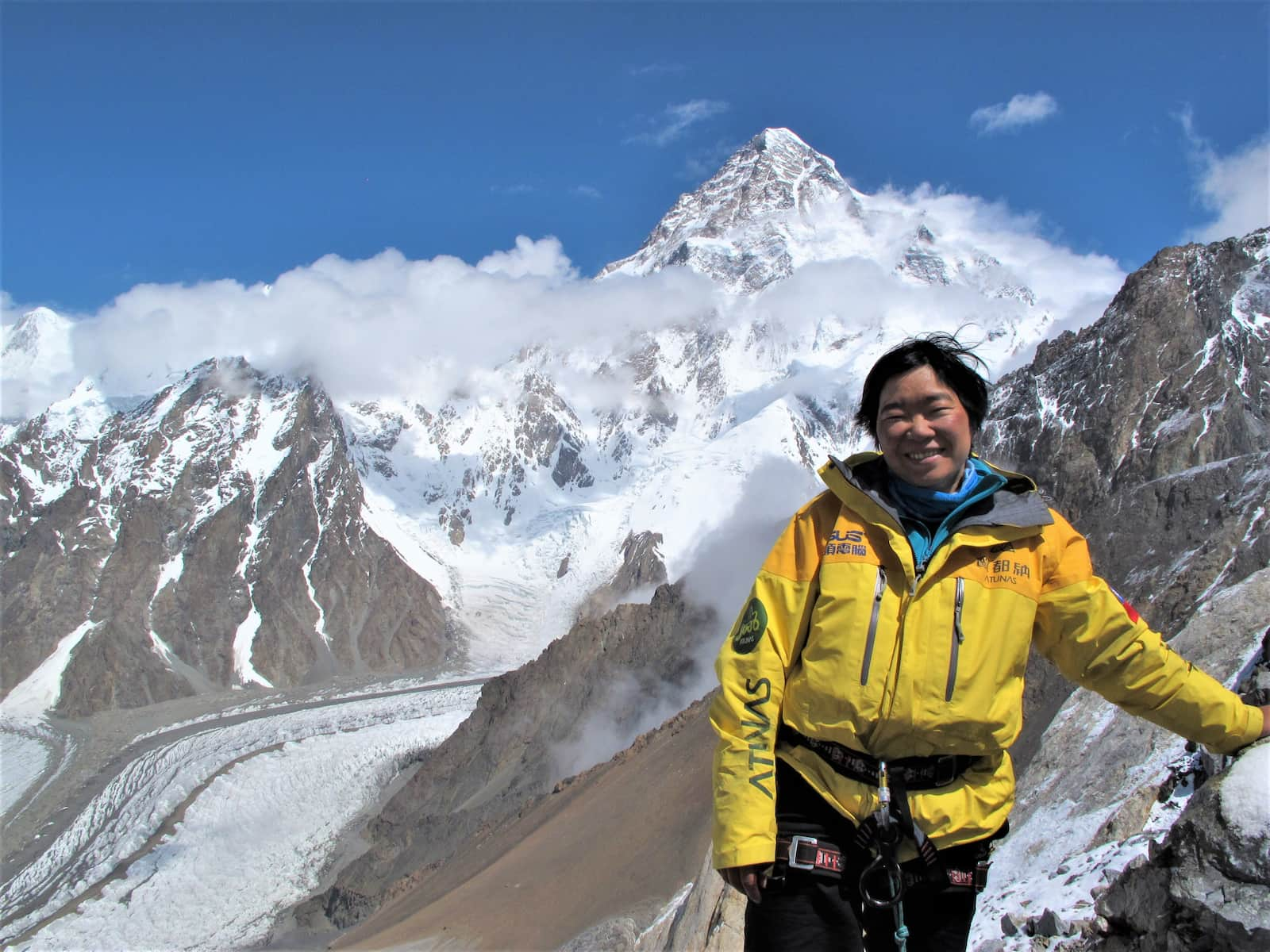 生活有山，凡事簡單。圖／2011年攝於布羅德峰／江秀真提供