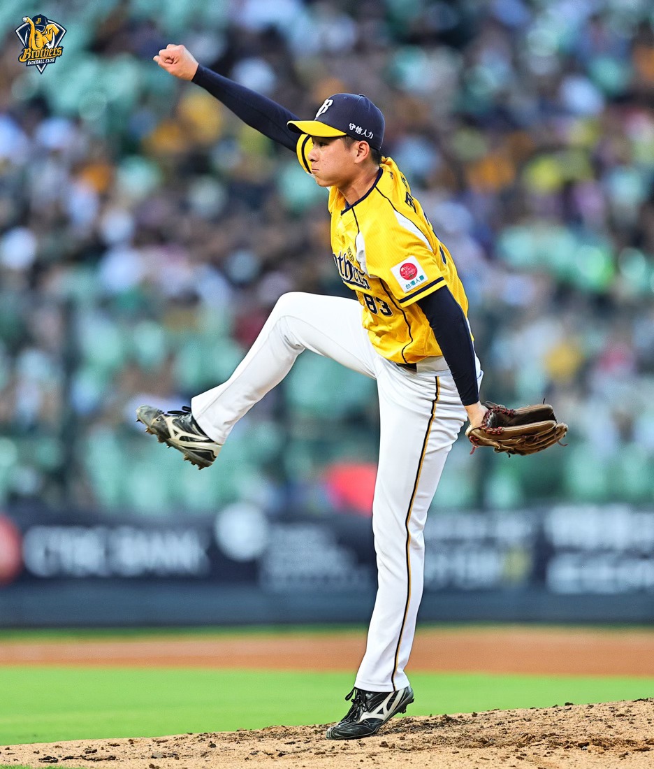 伍立辰在選秀第二輪就被選進中信兄弟。圖片提供／中信兄弟粉專