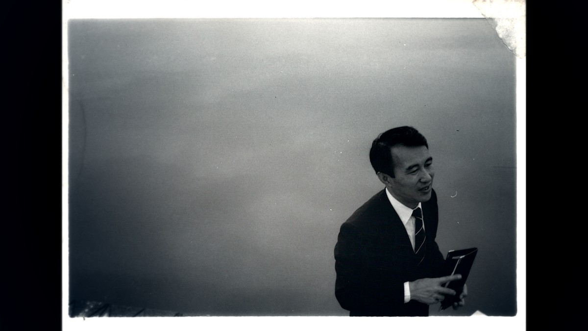 前宜蘭縣長、前法務部長陳定南。圖《不羈：臺灣百年流變與停泊　唐吉訶德與記事本 陳定南》
