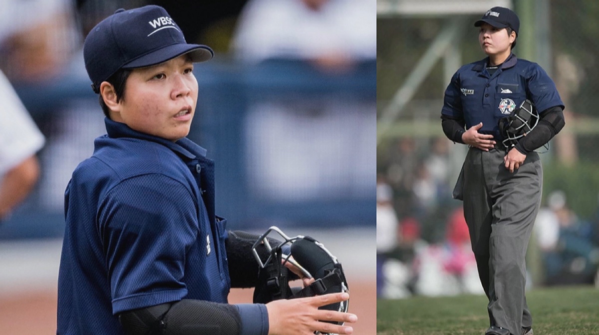 台灣第一位女性國際棒球裁判長劉柏君。圖／《她們的故事》