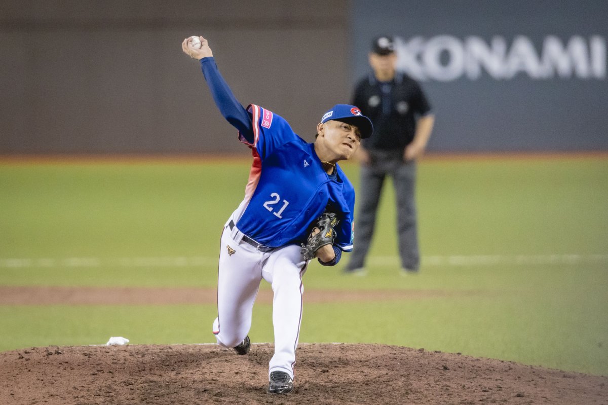 吳俊偉在2024年世界12強表現優異。圖片提供／中華棒協