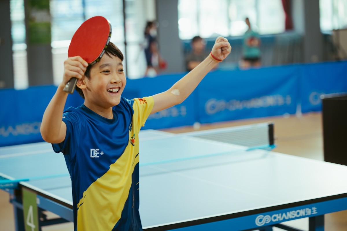 片中主角胡冠宇。圖／《乒乓男孩》