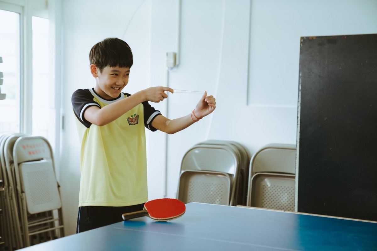 片中主角胡冠宇。圖／《乒乓男孩》