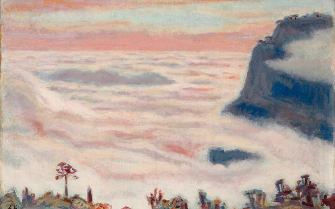 黃是戶外的光、粉紅是光影的粉撲！國美館《虹霓色彩樂詩》一睹廖繼春的色彩圓舞曲