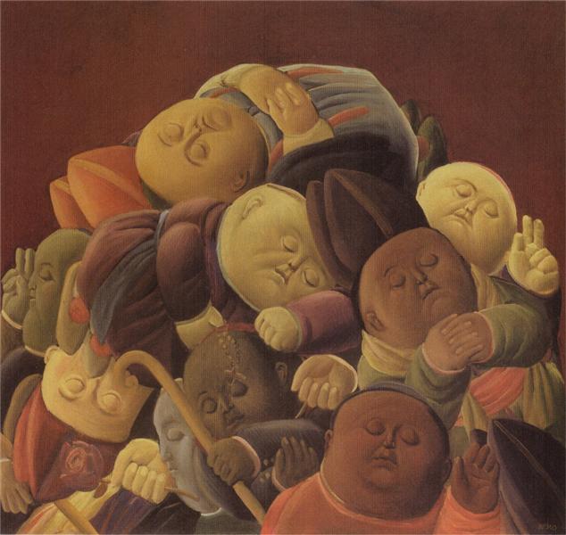 ｜《死去的主教》（Dead Bishops, 1965）（圖／WikiArt）
