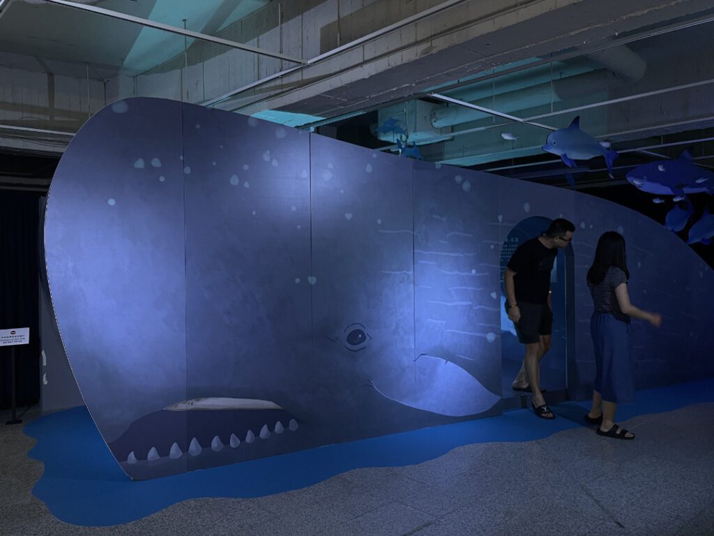 |以鯨豚為主題的展區〈Whale-come〉