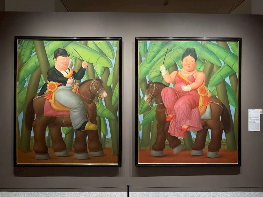 ｜《騎馬的總統》（The President on a Horse）和《騎馬的第一夫人》（The First Lady on a Horse）（1989）（攝影／應孟儒）
