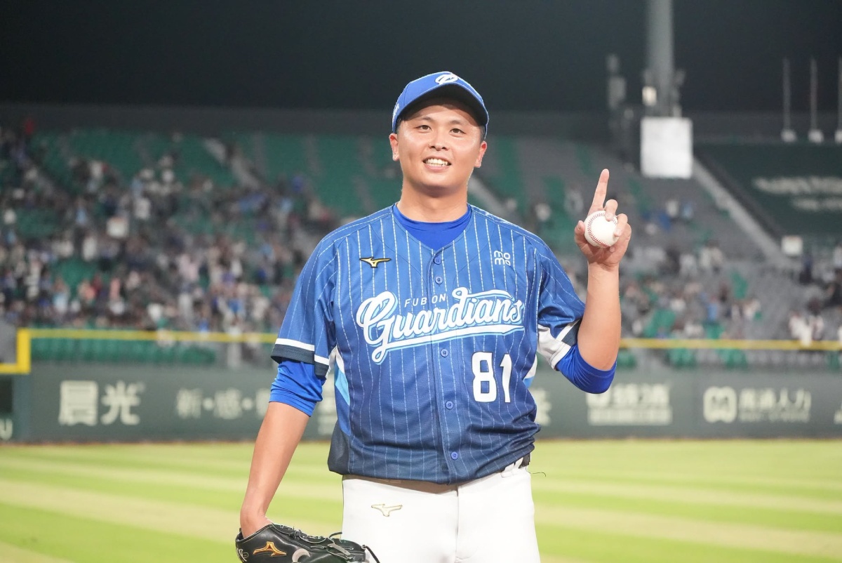 陳仕朋以94球締造「Maddux完封」紀錄。圖片來源／富邦悍將粉專