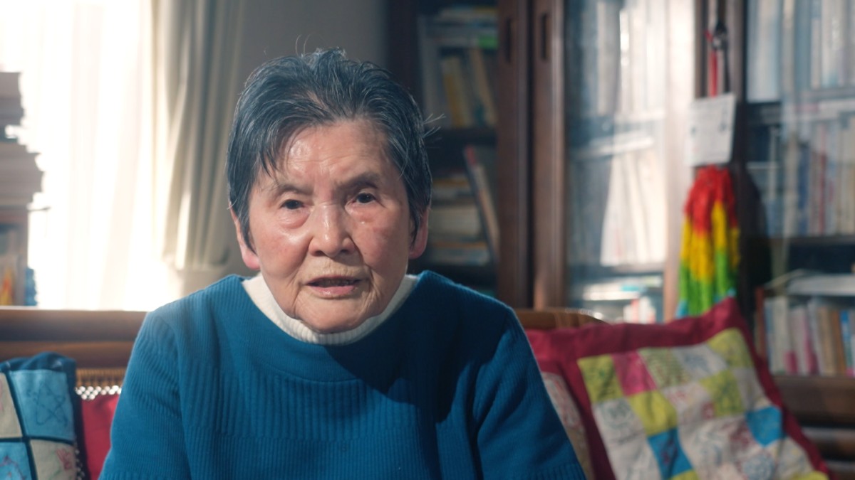 切明千枝子傳遞廣島原爆倖存者證言。圖／《走過廣島的千枝子》